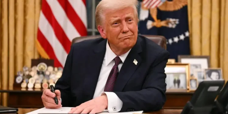 Trump signing Executive orders
