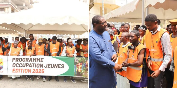 400 jeunes vont nettoyer la ville de Douala pendant 6 mois.