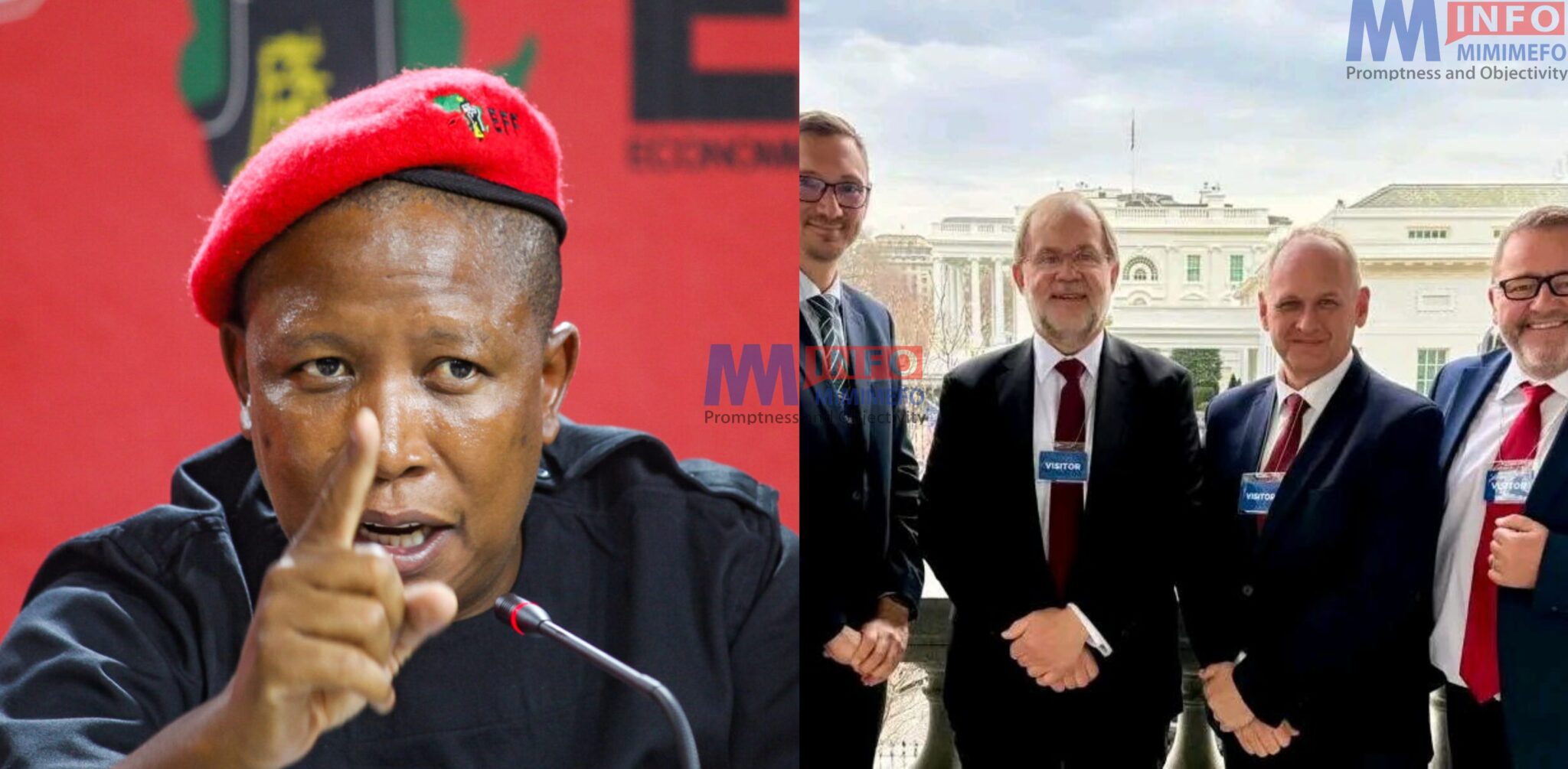 Malema’s EFF Calls for White Groups to Be Labeled Terrorists in South Africa