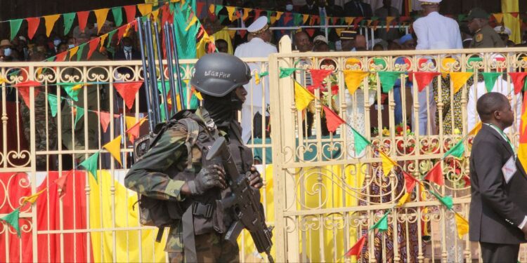 Tight security during the National Youth Day celebrations in Bamenda