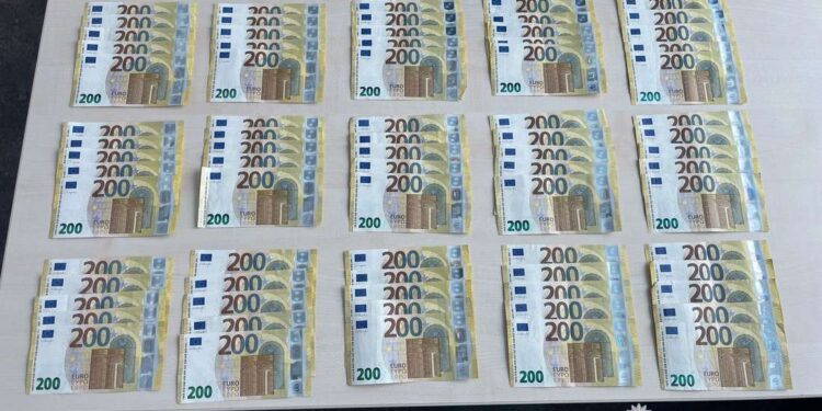 Cash found on German train