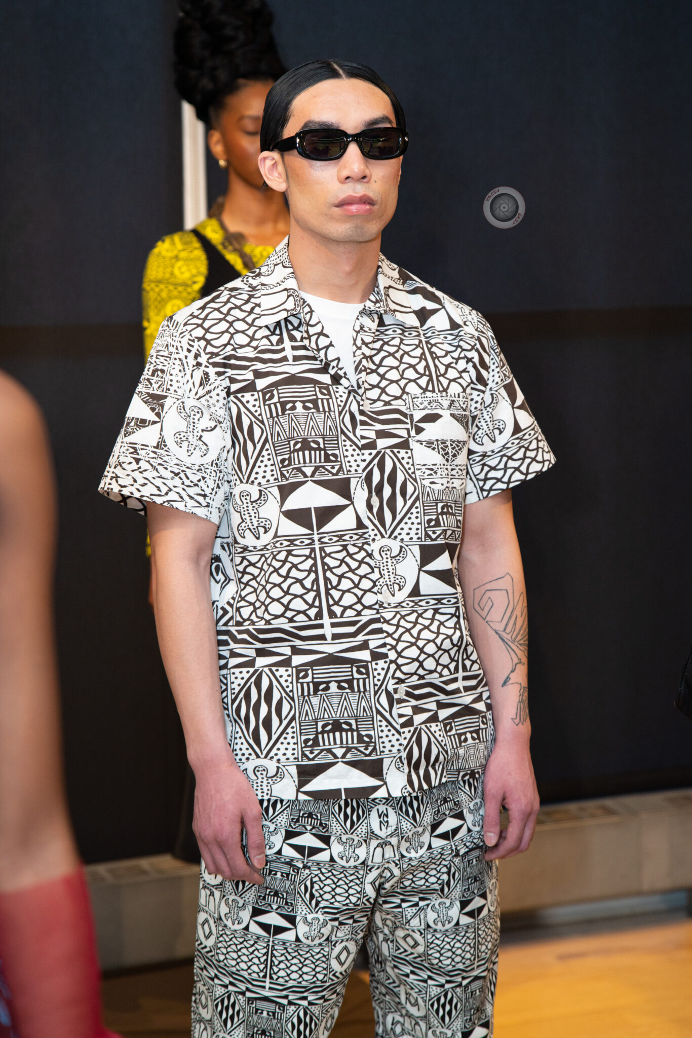 Kibonen at NY Fashion week. Photo Credit: Kashon “Bussa” Jones