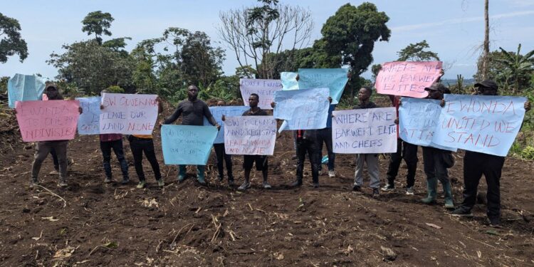 Ewonda Population in Buea Protests Against Land Grabbing