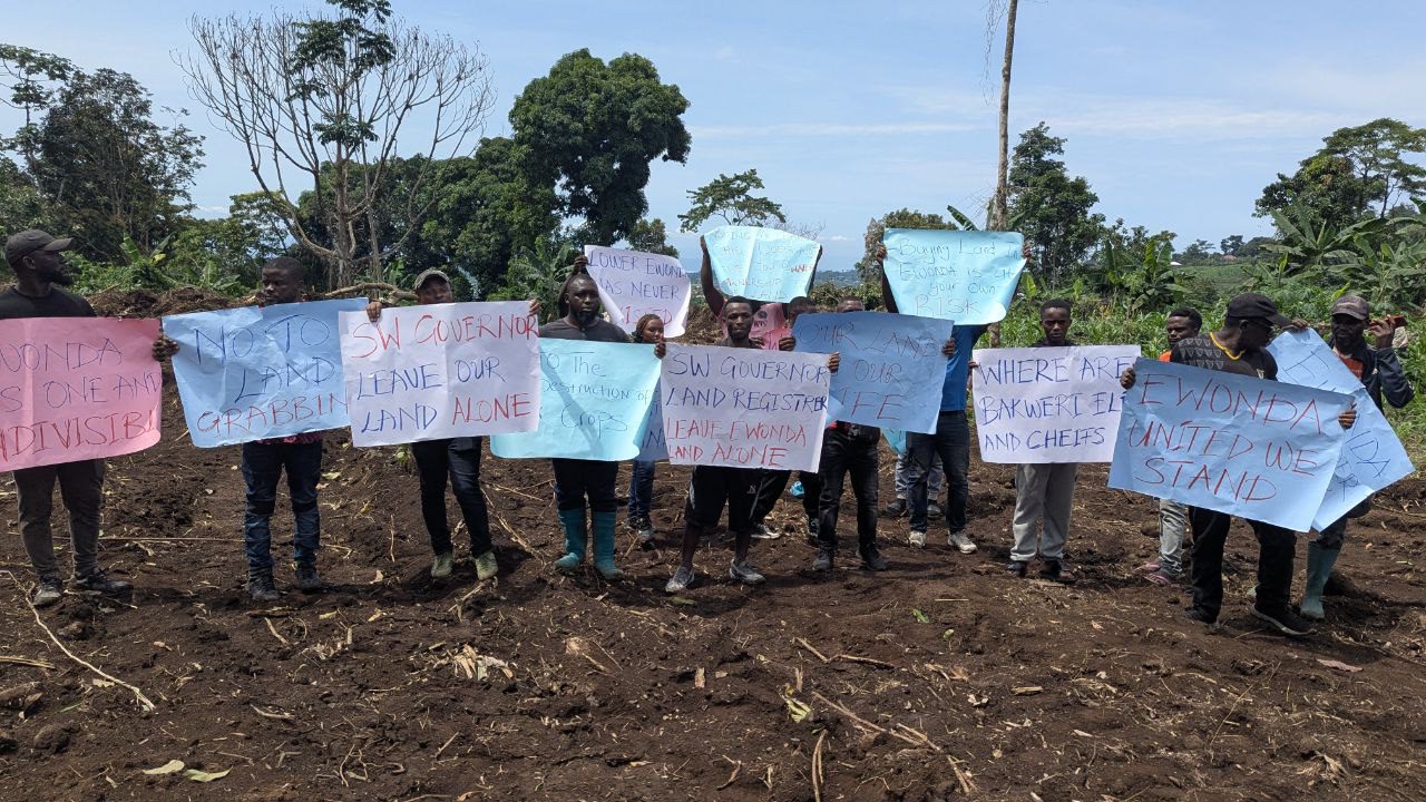 Ewonda Population in Buea Protests Against Land Grabbing