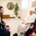 US Vice President JD Vance with Pope Francis