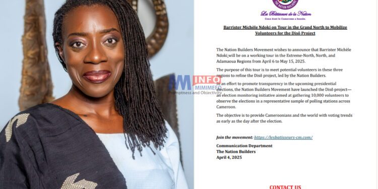 Michèle Ndoki Mobilizes Northern Cameroon for Nationwide Election Monitoring