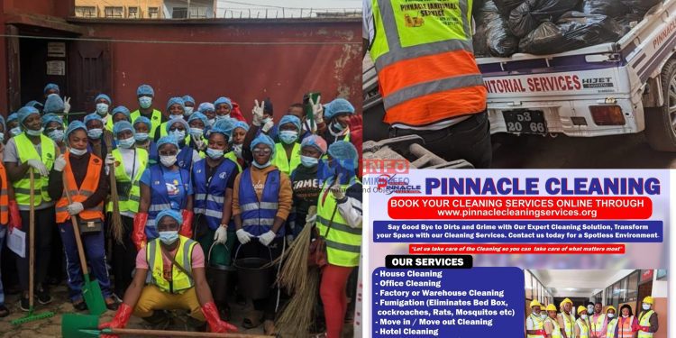 Pinnacle ventures cleaning in Bamenda