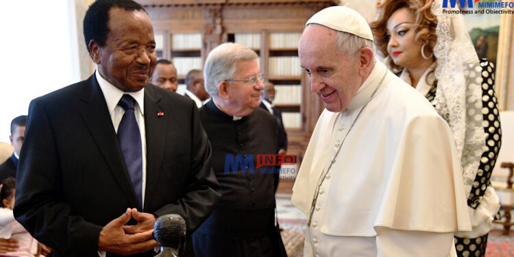 President Biya expresses wishes to the late Pope Francis