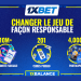 1xbet change of play