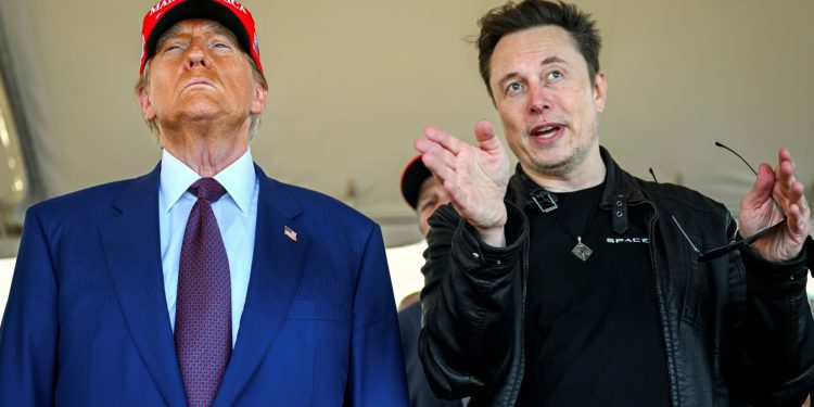 Donald Trump and Elon Musk