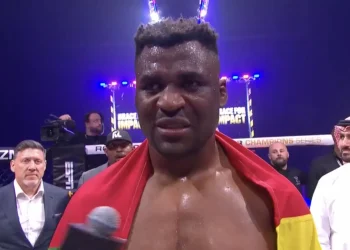 Francis Ngannou tearful