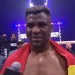 Francis Ngannou tearful