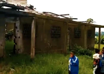 File image of school attacks in Anglophone regions