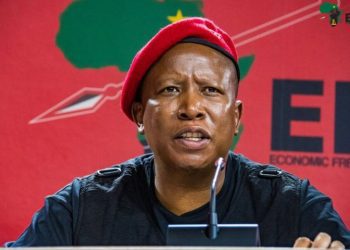 Leader of the Economic Freedom Fighter (EFF) party in Souith Africa.