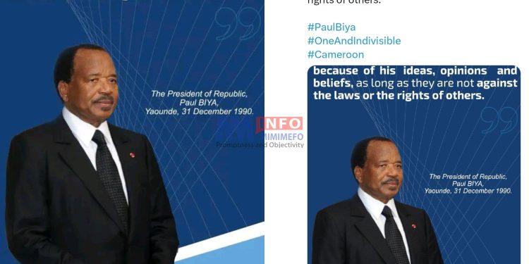 Paul Biya's freedom of expression pledge