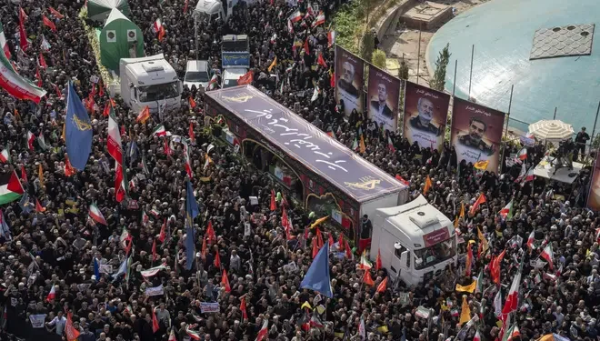 Tehran holds state funeral
