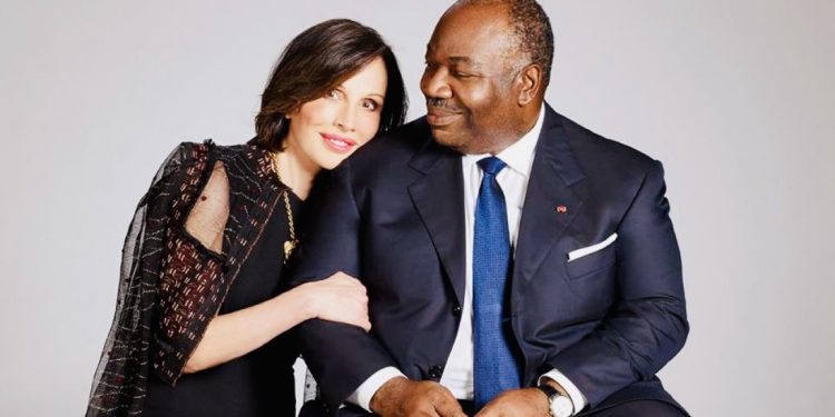 Sylvie Bongo and husband