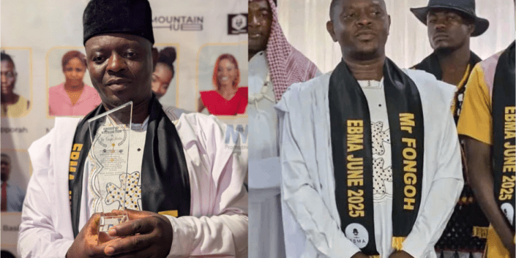 Fongoh Valentine Honoured for Impactful Service to Humanity