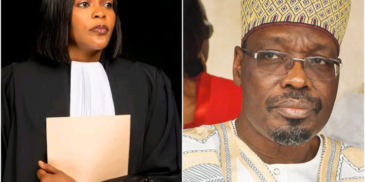 Vanessa Tchatchou et Issa Tchiroma Bakary