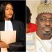 Vanessa Tchatchou et Issa Tchiroma Bakary