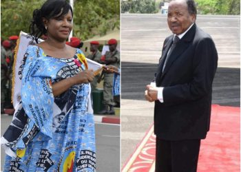 Denise Fampou et Paul Biya