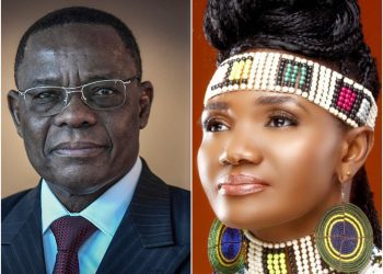 Maurice Kamto and Kareyce Fotso