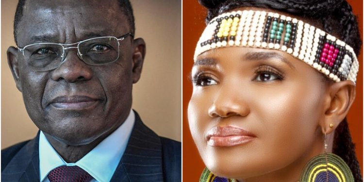 Maurice Kamto and Kareyce Fotso