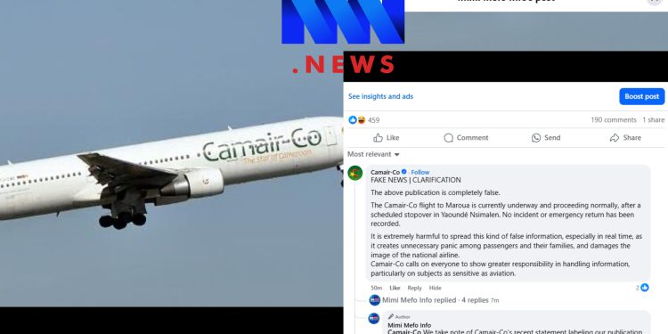 Camair-Co accuses MMI