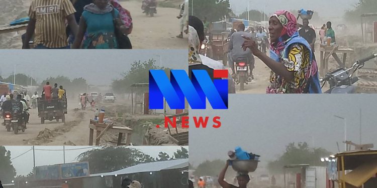 Dust Storm Hits N’Djamena