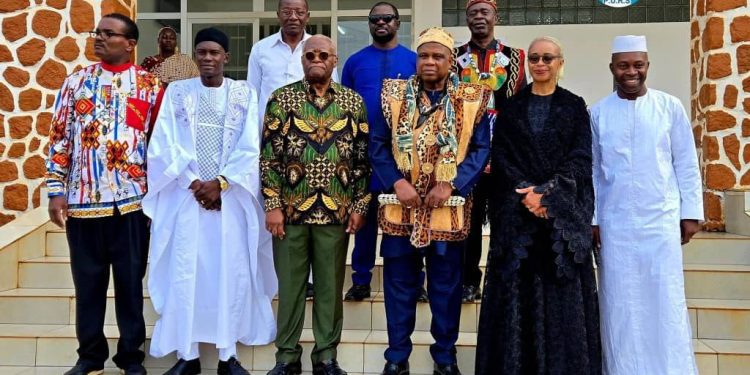 Opposition leaders at Foumban