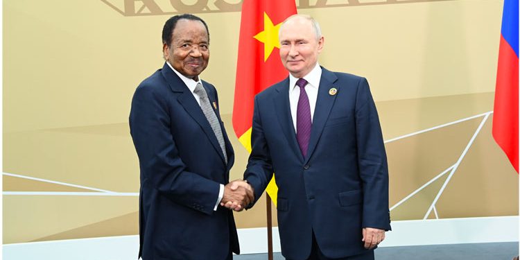 Putin and Biya
