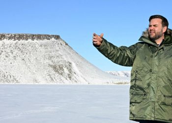 JD Vance during visit to Greenland