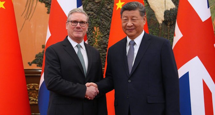 Starmer and Xi Jinping