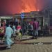 Batouri Market on fire