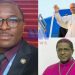 Alando Chia, Archbishop Nkea and Pope Francis - Pope's Visit to Cameroon