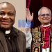 Fr. Muma and Pope Francis - Pope's Visit to Cameroon