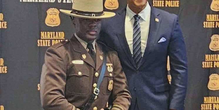 Johnas Ngwa Graduates from Prestigious Maryland State Police Academy