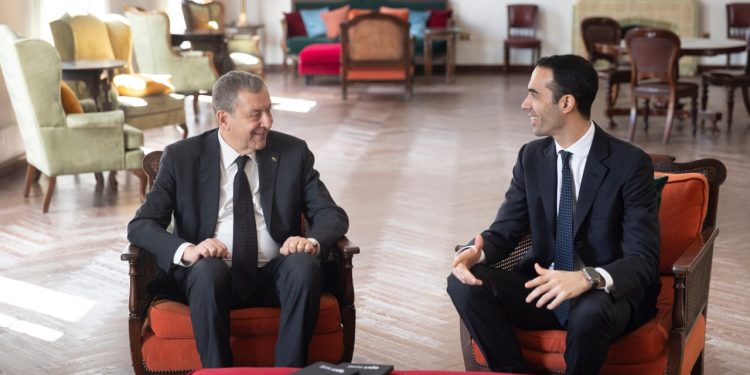 Professor Francesco Profumo - Rector of OPIT (left) and Riccardo Ocleppo - Founder of OPIT (right)
