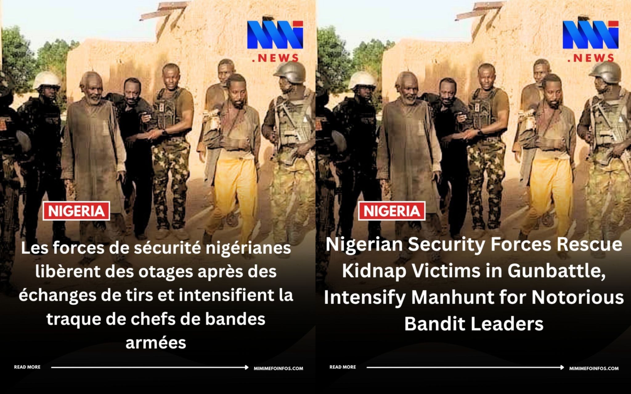 Nigerian Security Forces Rescue Kidnap Victims in Gunbattle