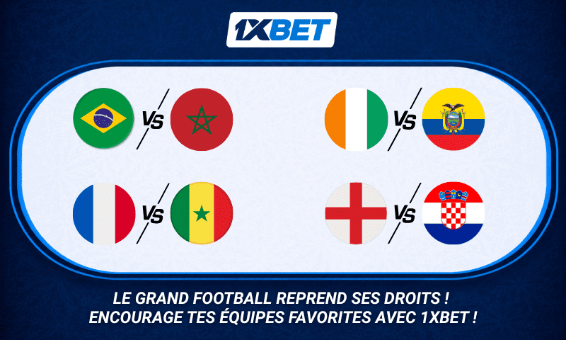 Cameroon: Le début tant attendu de la crème du football : 1xBet se penche sur les matchs centraux du premier tour du Tournoi planétaire