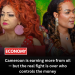 Chantal Biya and Nathalie Moudiki