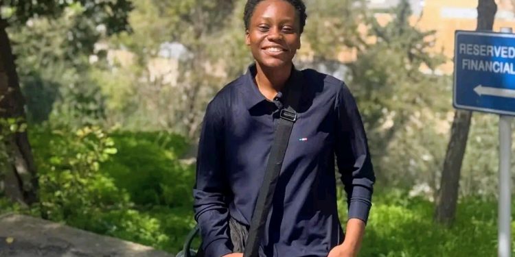 Britney Moukoko is a 2022 TechGirls alumna at Virginia Tech, USA (Credit: Britney Moukoko Facebook)