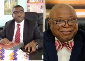 Dr Absalom Woloa Monono (L) and Barrister Henry Ngale Monono (R) are both candidates for the throne of Great Soppo