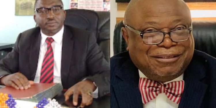 Dr Absalom Woloa Monono (L) and Barrister Henry Ngale Monono (R) are both candidates for the throne of Great Soppo