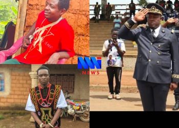 Two victims of the Abongpfen violence. Asenkain Andrew (bottom left) and Atusi, (top left) have both been killed and the DO, (right) is blamed