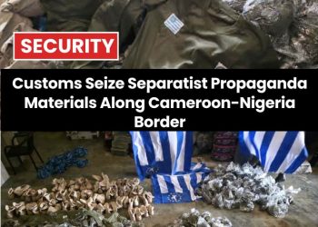 Customs Seize Separatist Propaganda Materials Along Cameroon-Nigeria Border