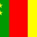 Cameroon's Federation Flag with the two states represented by two stars