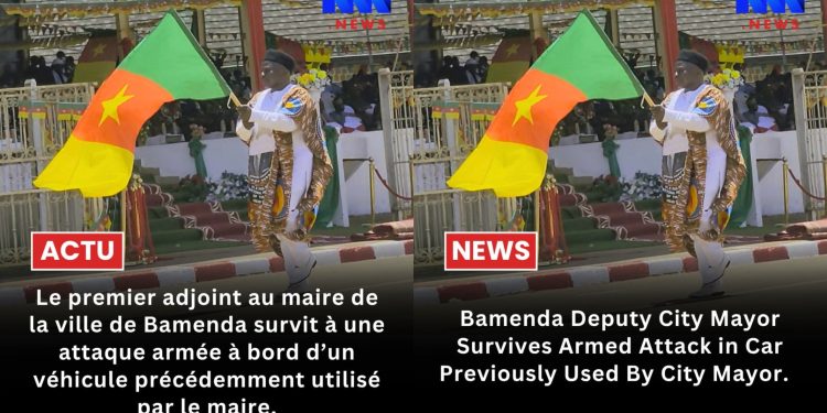 Bamenda’s First Deputy City Mayor, Chi David Ndoh, escaped unharmed after gunmen opened fire on his
