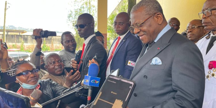 PM Dion Ngute in Bamenda