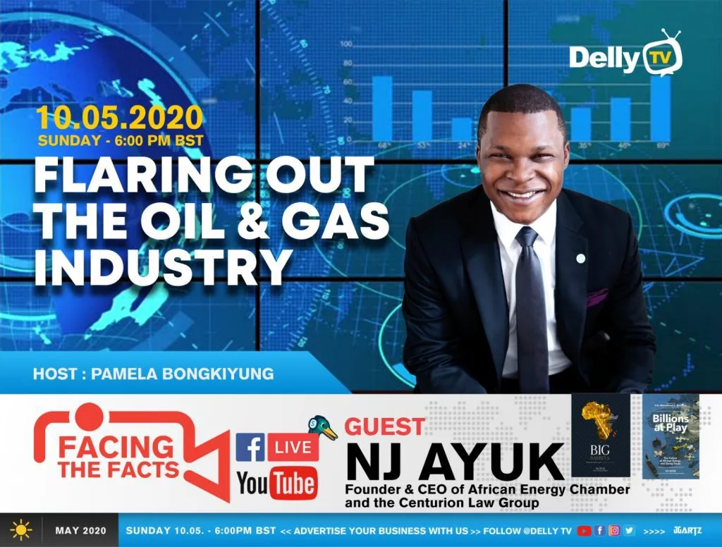 NJ Ayuk Poster Facing The Facts In DellyTV